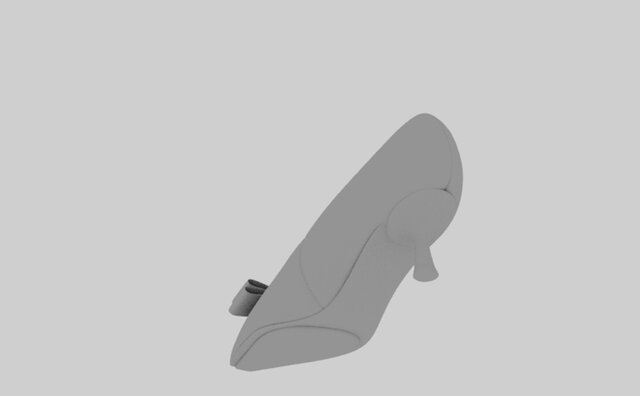 3D model of Ladies Shoe 3D Modeling