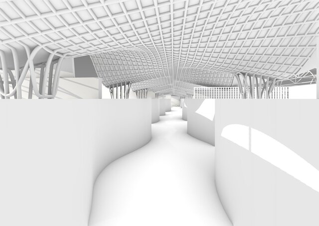 3D model of Algæscape: A Living Exhibition of the Future