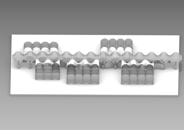 3D model of Algæscape: A Living Exhibition of the Future