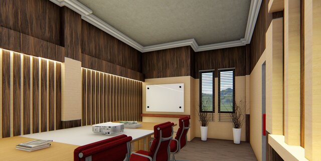 3D model of Office Interior Design & Visualization