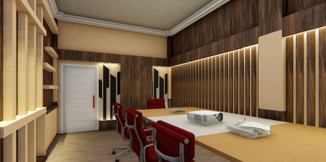 3D model of Office Interior Design & Visualization