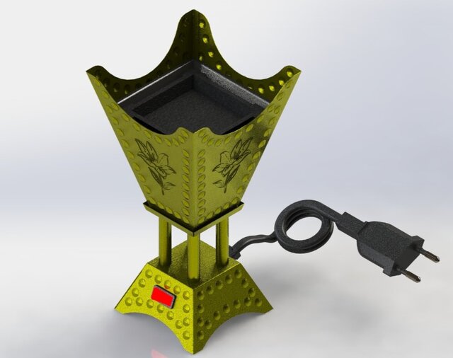 Luxury Electric Bakhoor Incense Burner Design