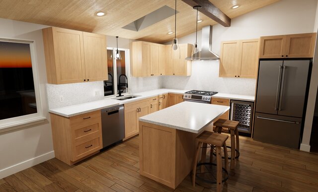 3D model of Whole Home Remodel | Chief Architect Design & Construction Drawings