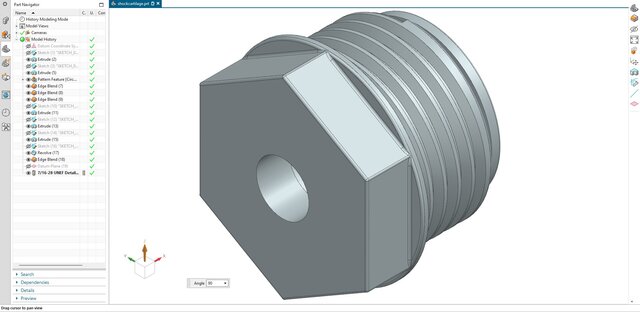 10. Shock Absorber Seal Head (Cartridge Cap)