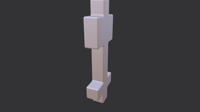 3D model of Ronnie the cats un spillable food bowl flat stack design