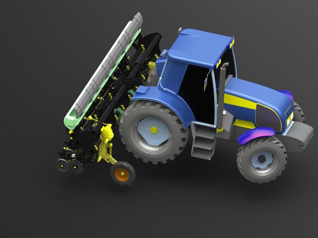 3D model of mini Seeder