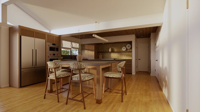 Kitchen 3D Renders