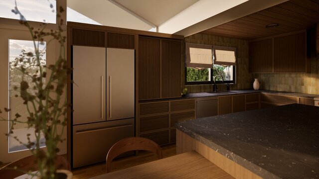 3D model of Kitchen 3D Renders
