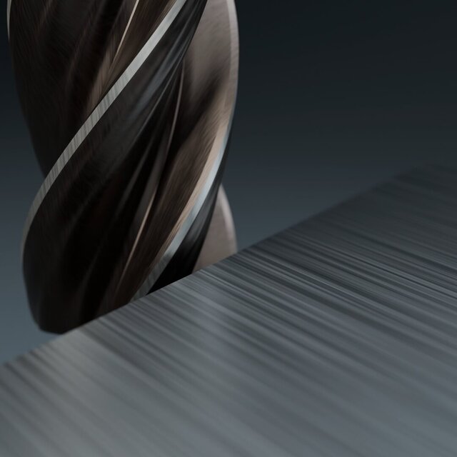 Carbide End Mill – Blender Product Images – image 2 of 3