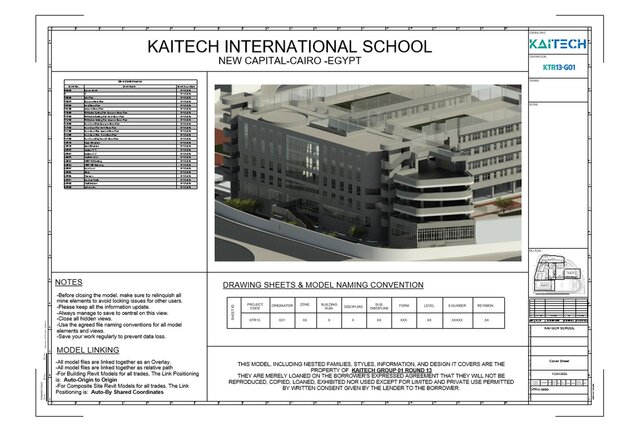 3D model of Kaitech School