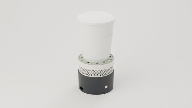 Portable Smart Coffee Warmer – 3D CAD Design & Renders – image 12 of 13