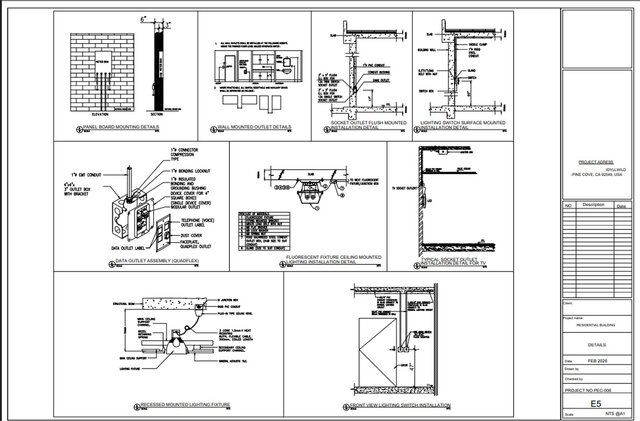 AutoCAD Shop Drawings & Architectural Blueprints | Custom Millwork Package – image 11 of 12
