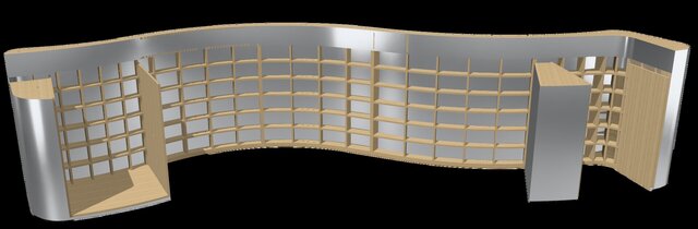 LaRoyale Curved Bar Counter — Engineering & Production Design – image 2 of 3