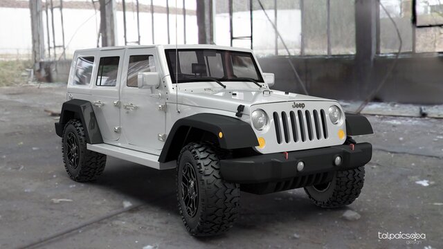 3D model of Jeep