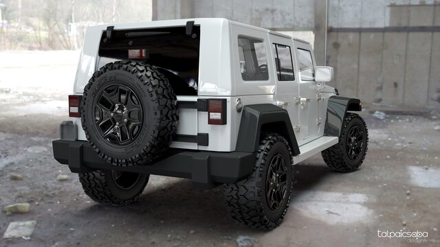 3D model of Jeep