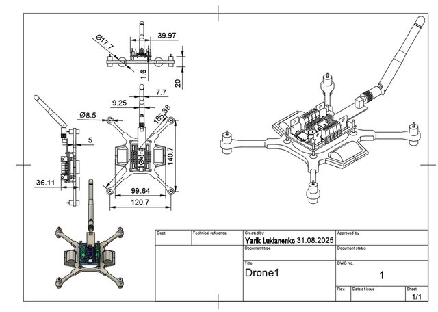 3D model of Small Drone