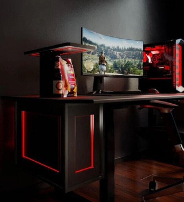 3D model of Electric Height-Adjustable Desks – Product & Manufacturing Development