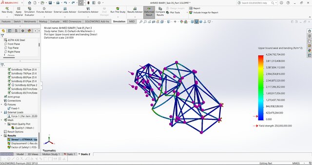 3D model of Tubular Space Frame Chassis Design