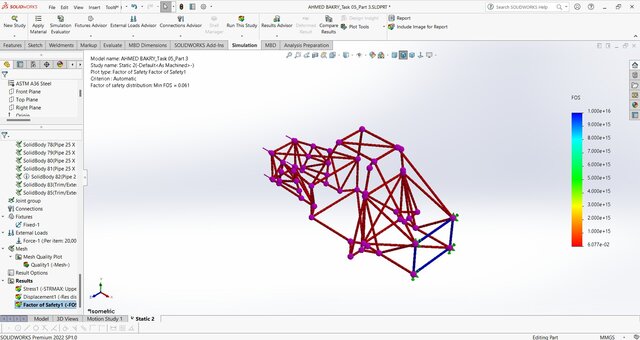 3D model of Tubular Space Frame Chassis Design