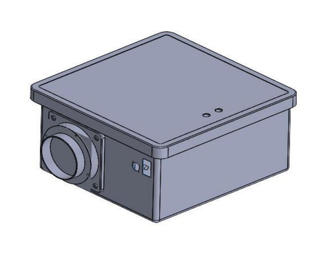 3D model of M02 Residential Air Purification Module - Product & Enclosure Design