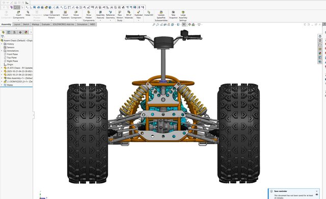 3D model of Off-Road ATV – Complete Mechanical Design