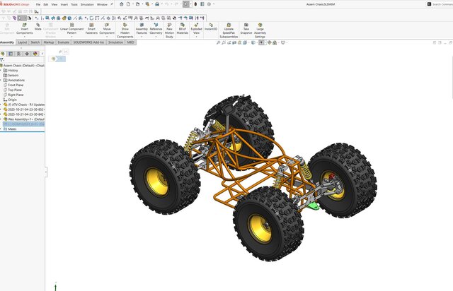 3D model of Off-Road ATV – Complete Mechanical Design