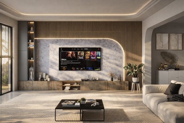 3D model of LIVING ROOM DESIGN | VISUALIZATION