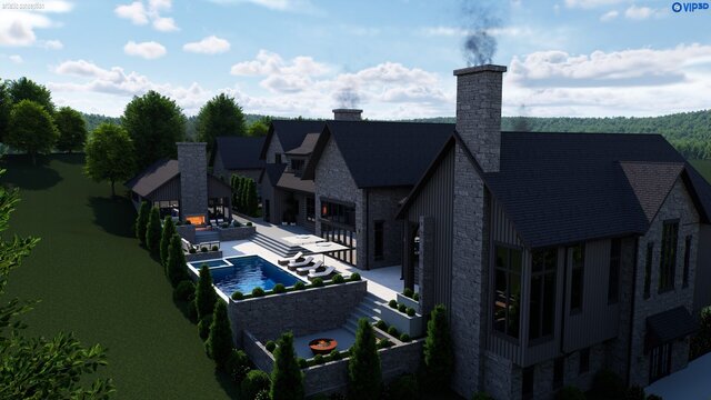 3D model of Arrington Road Residence(USA)