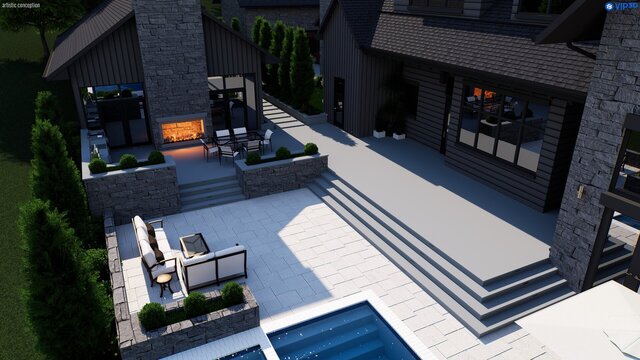 3D model of Arrington Road Residence(USA)