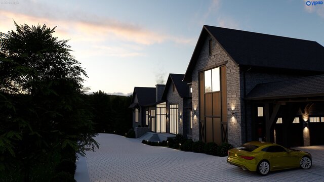 3D model of Arrington Road Residence(USA)