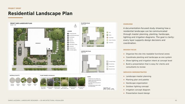 3D model of 01_cover_03_residential_landscape_plan