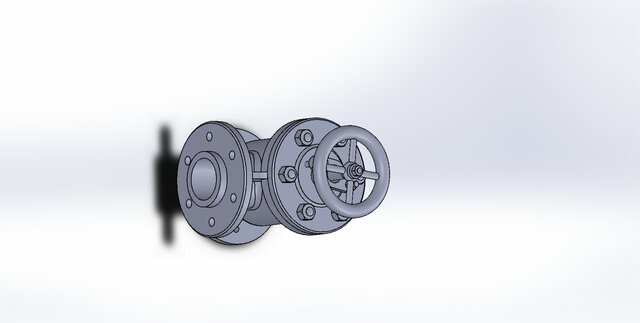 3D model of feed-check-valve