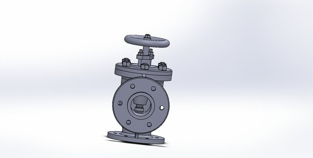 3D model of feed-check-valve