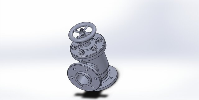 3D model of feed-check-valve