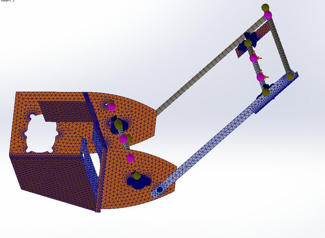 3D model of Motorized Date Palm Climbing Machine