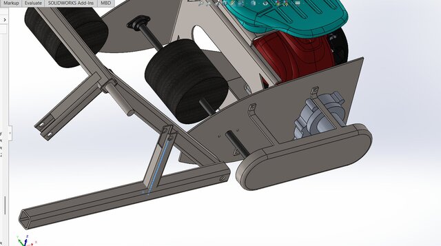 3D model of Motorized Date Palm Climbing Machine