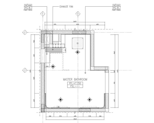 Bathroom Construction Details & Interior CAD Drawings – image 3 of 9