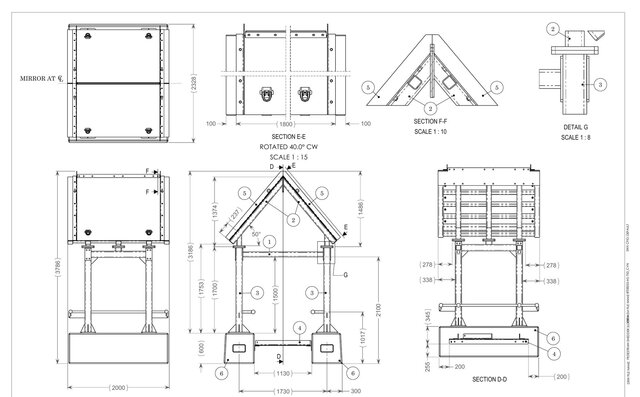 3D model of Industrial Pedestrian Shedder