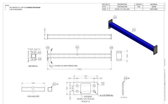 3D model of Industrial Pedestrian Shedder