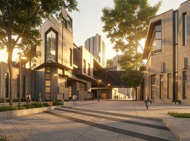 Mixed-Use Residential & Commercial Complex – Al-Dora, Baghdad (2002 Proposal)
