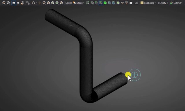 3D model of CFD erosion Analysis of pipe Elbow