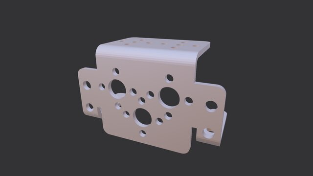 3D model of UAV VTOL Fixedwing With Tilt System