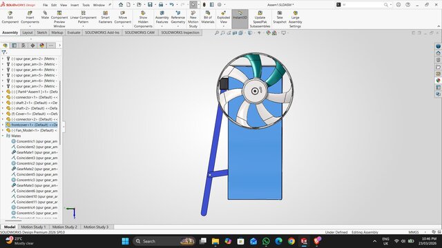 3D model of Hand Powered Fan