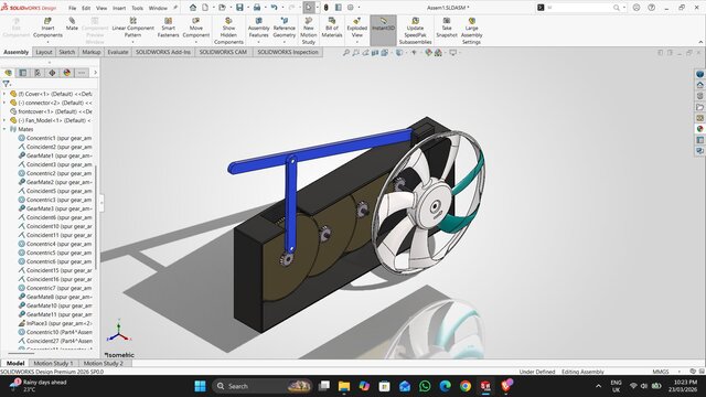3D model of Hand Powered Fan