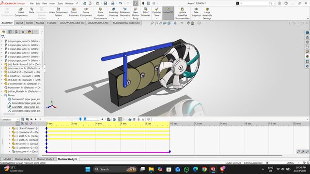 3D model of Hand Powered Fan