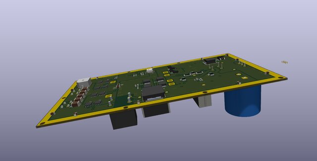3D model of DC-AC-BattConv-1K