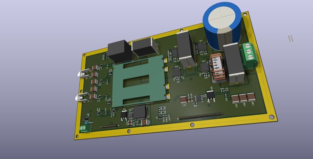 3D model of DC-AC-BattConv-1K
