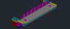 River Barge Bow Structure 3D Modeling design by oscarvera