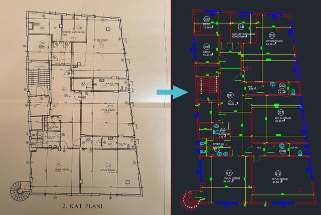 PDF/Sketch to CAD Conversion