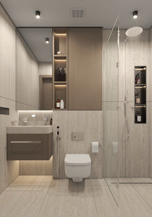 3D model of Residential Bathroom Design